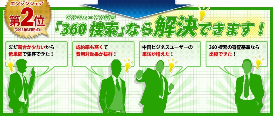 『360捜索(サンリューリン検索)』なら解決できます！